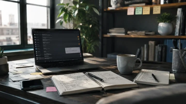 espace de travail illustrant le burnout et le stress chronique au travai