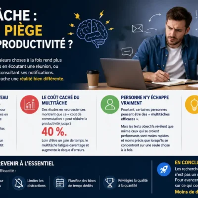 Multitâche : mythe ou réalité de l'efficacité ?