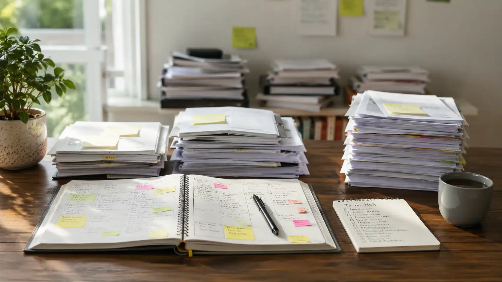 Personne organisée mais mentalement débordée malgré une organisation parfaite