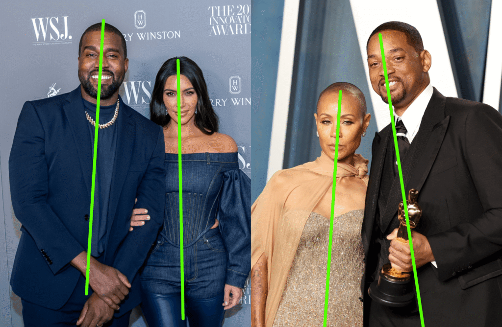 La théorie de la ligne verte : votre photo de couple révèle-t-elle qui aime le plus ?