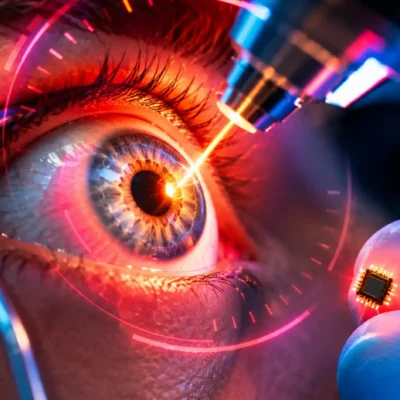 Les chirurgies laser des yeux cachent-elles des nanopuces espionnes ?