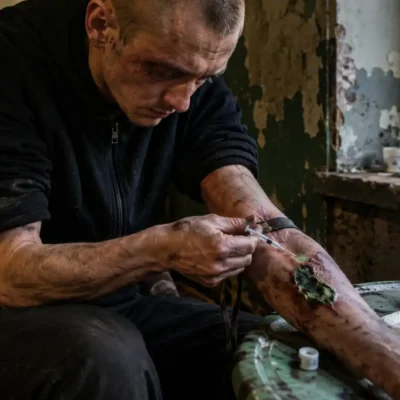 Krokodil : La drogue qui dévore ses victimes vivantes