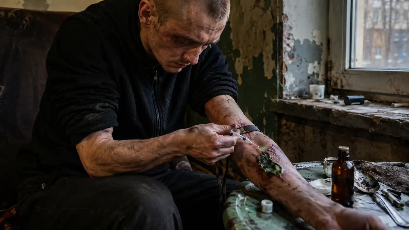 Krokodil : La drogue qui dévore ses victimes vivantes
