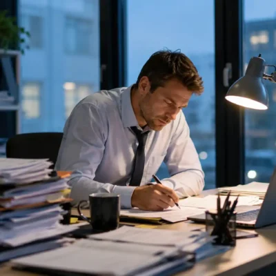 Pourquoi rester tard au bureau sabote votre productivité (et comment y remédier)
