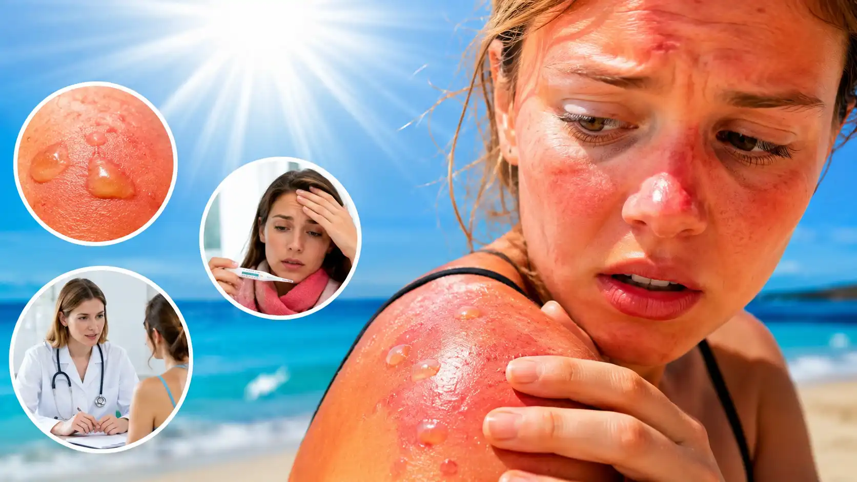 Coups de soleil : quand une brûlure devient une urgence médicale