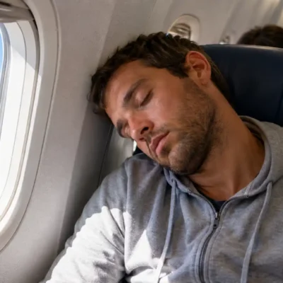 Dormir la tête penchée en voyage : un vrai risque d'AVC ?