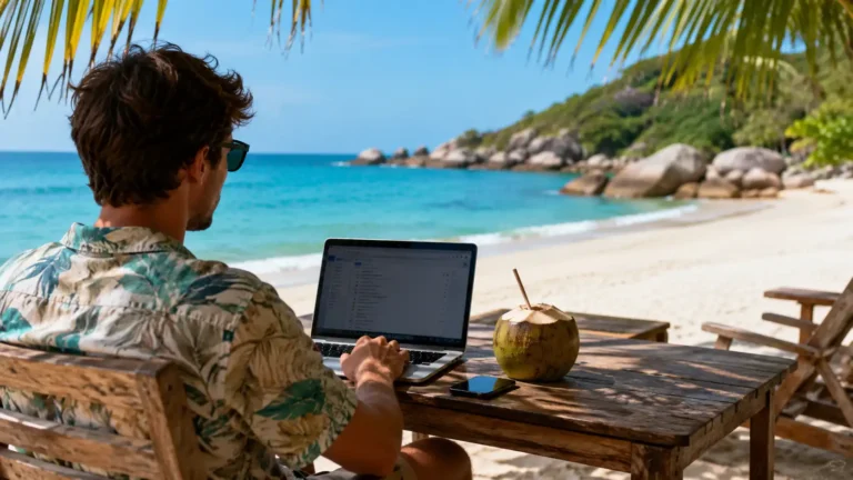 Travail et vacances en même temps : le piège des « tracances » qui épuise votre cerveau