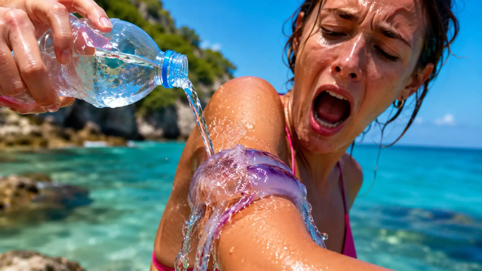 Piqûre de méduse : l'eau douce aggrave tout, voici le seul geste qui marche